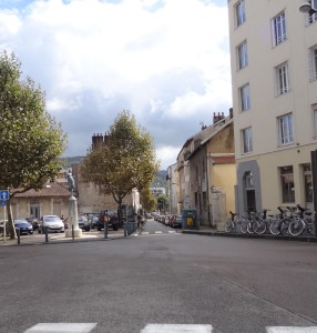 Rue de la Liberté deouis la rue de Belfort en 2013
