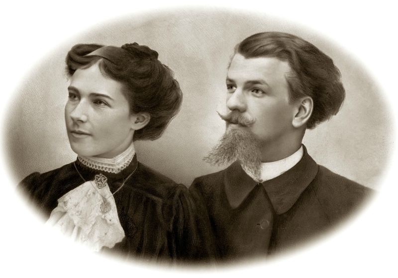 Louis Bévalot photographe et sa femme Marthe
