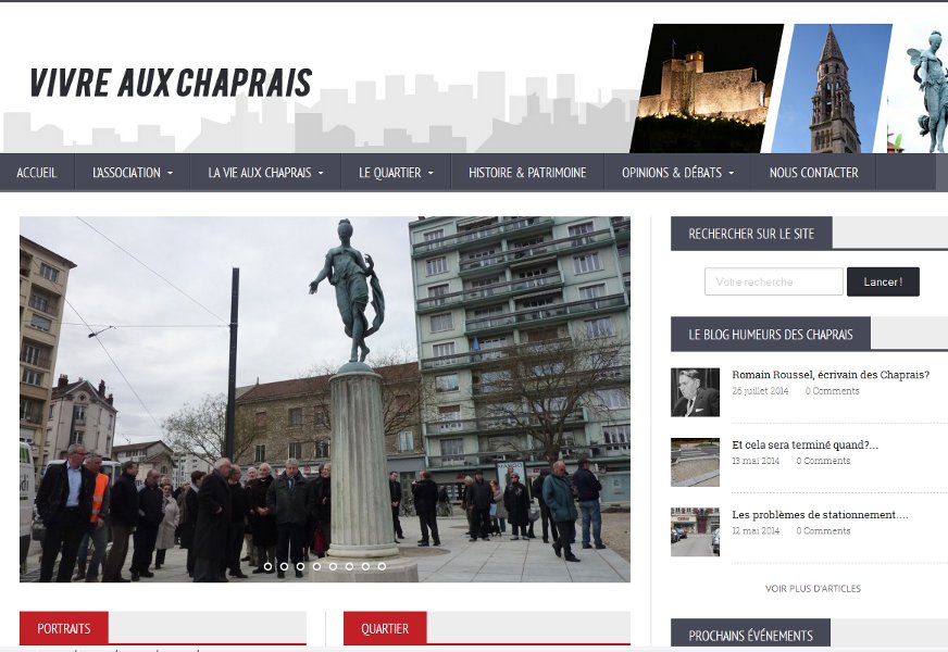 Un nouveau site Web pour les Chaprais