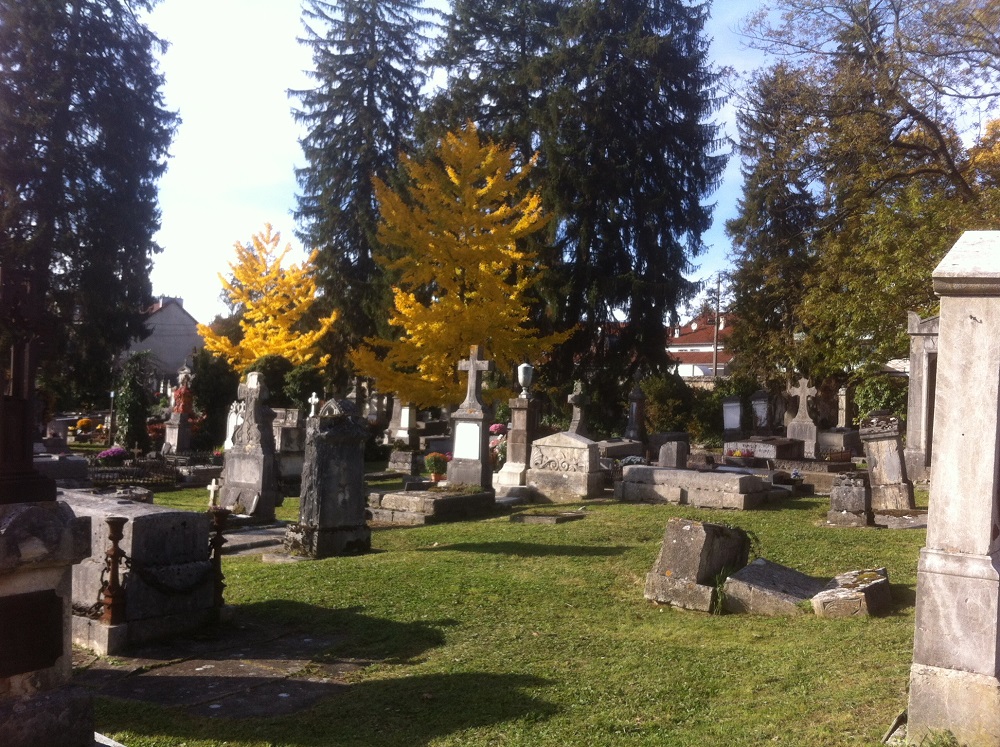 La partie romantique di cimetière des Chaprais à l'automne.DR.