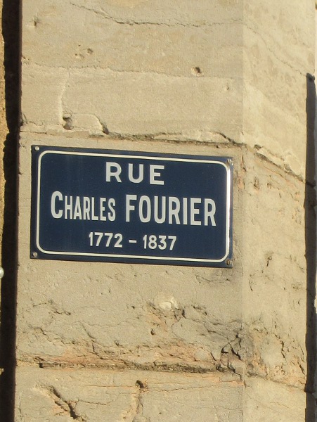 Charles Fourier plaque