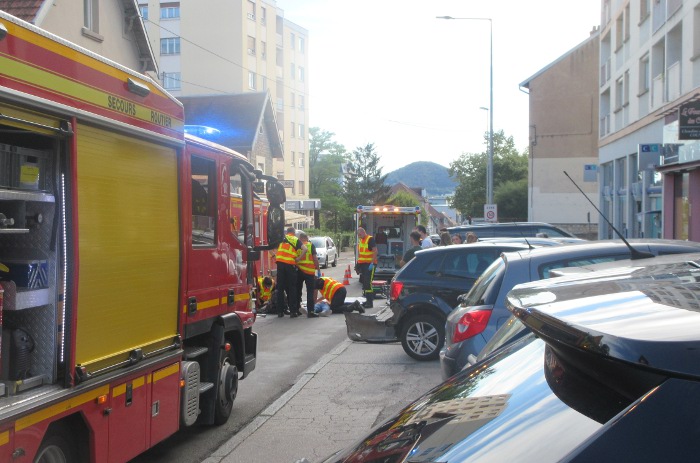 accident rue de Belfort