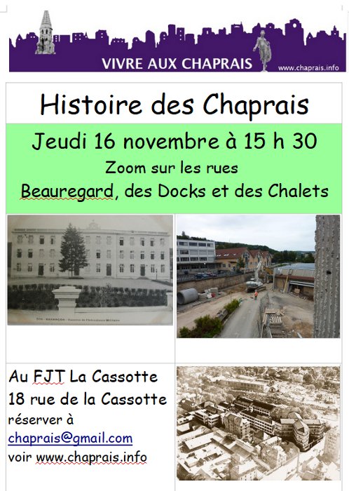 histoire Beauregard, Docks, Chalets