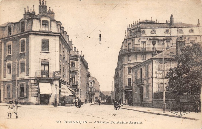 Début de l'avenue Fontaine Argent en 1921
