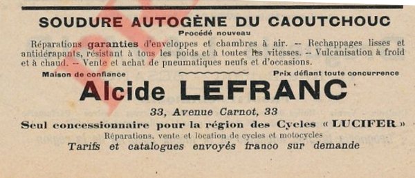 Alcide Lefranc 33 avenue Carnot