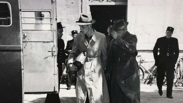 arrestation de braqueurs allemands en 1952