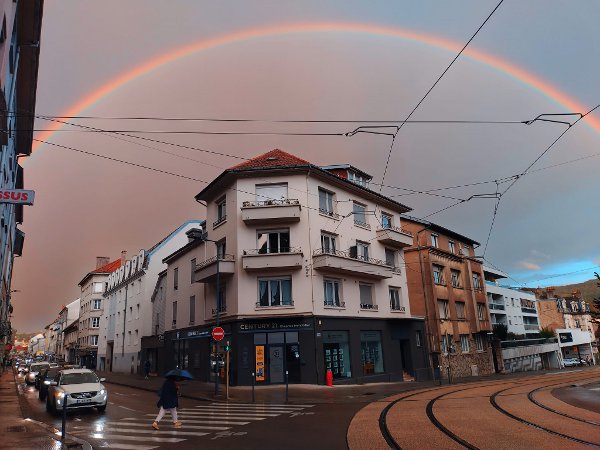 arc en ciel rue Belfort Nicolas Jeanneret