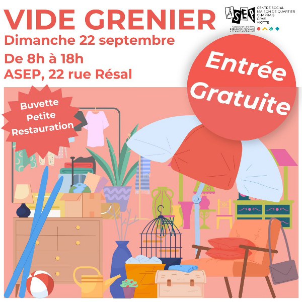 vide grenier de l'ASEP