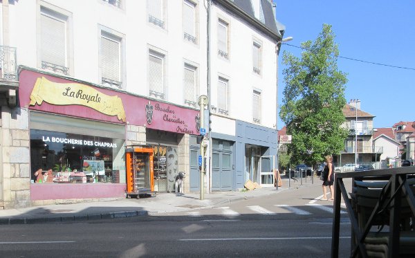 Rue du Chasnot boucherie des Chaprais