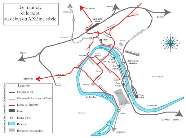 plan réseau ancien tram