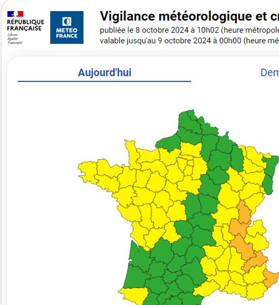 météo vigilance